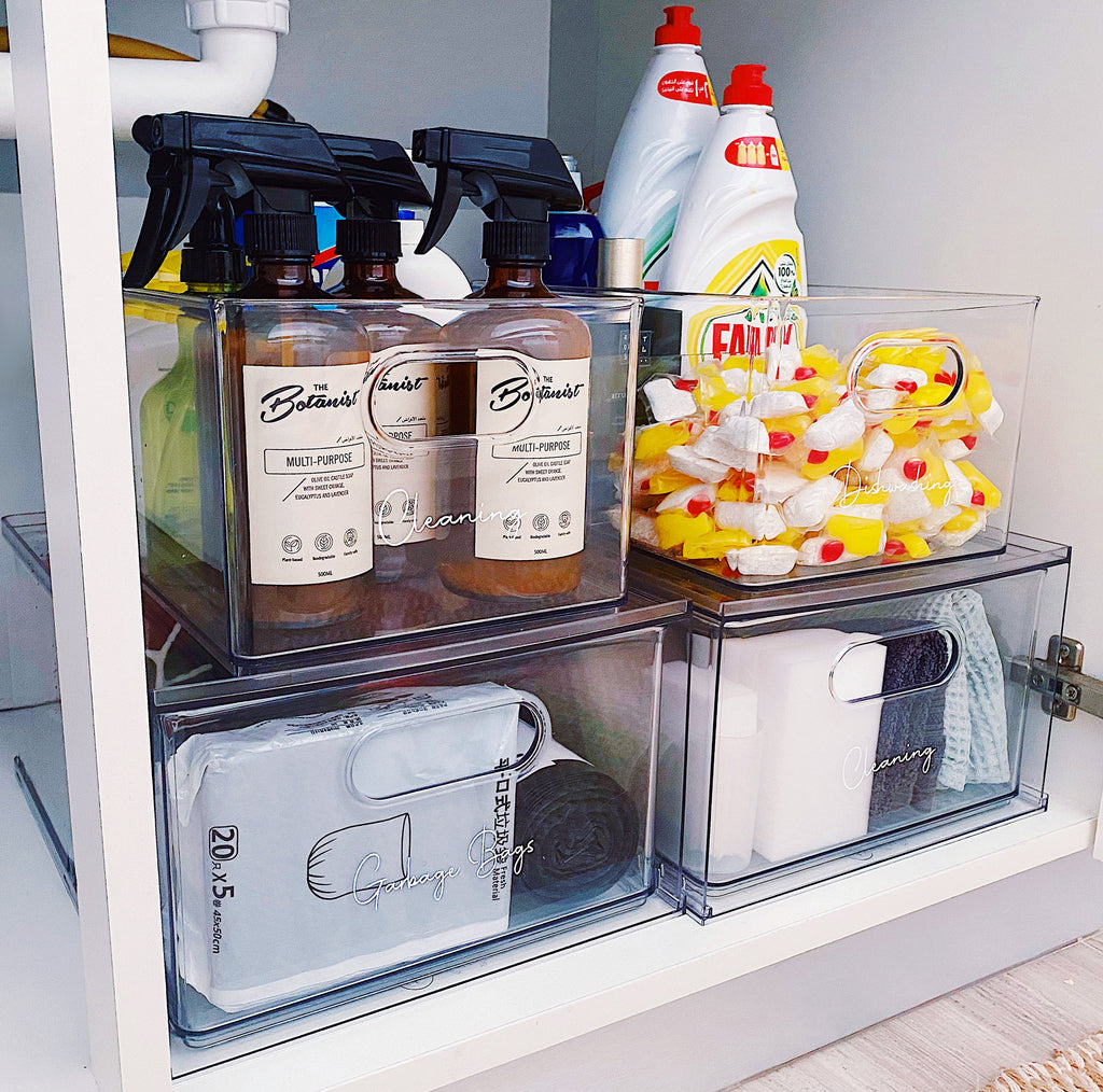 10 Brilliant Under The Kitchen Sink Organization Ideas